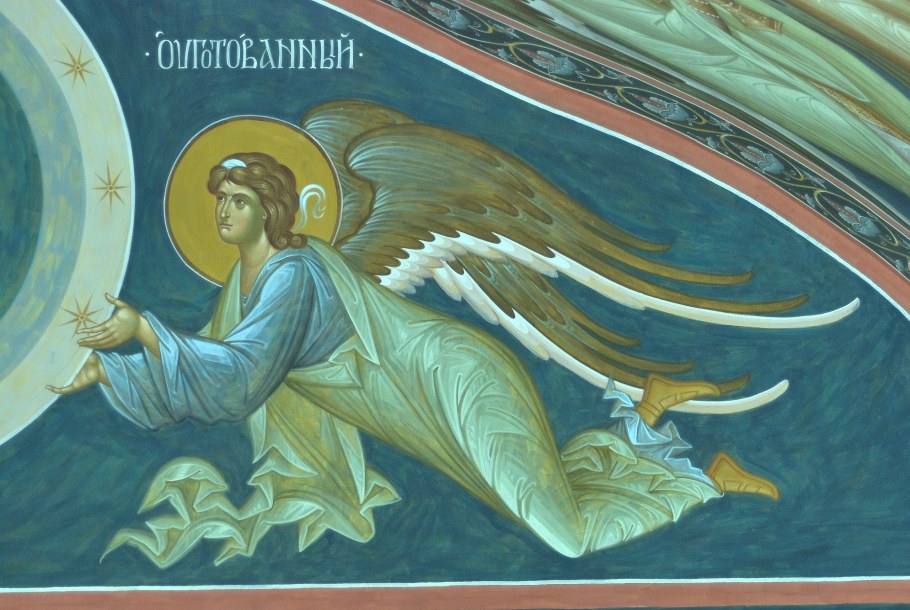 Херувимы Серафимы ангелы в росписях храма