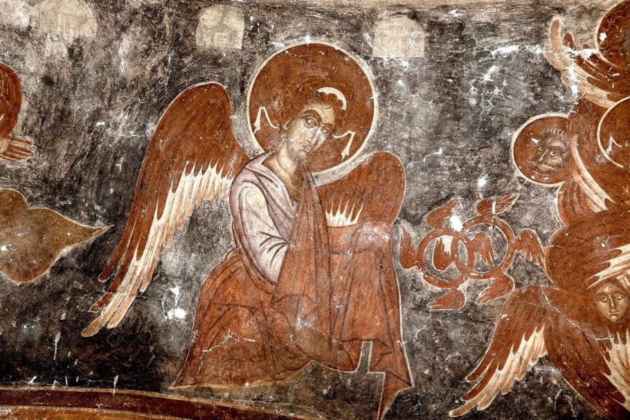 Ангелы фреска Сербия