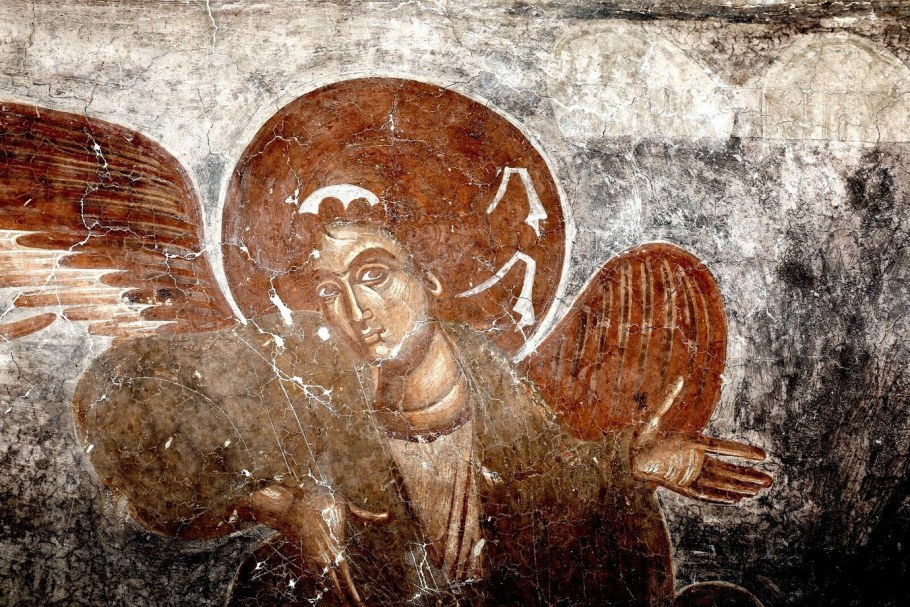 Ангелы фреска Сербия
