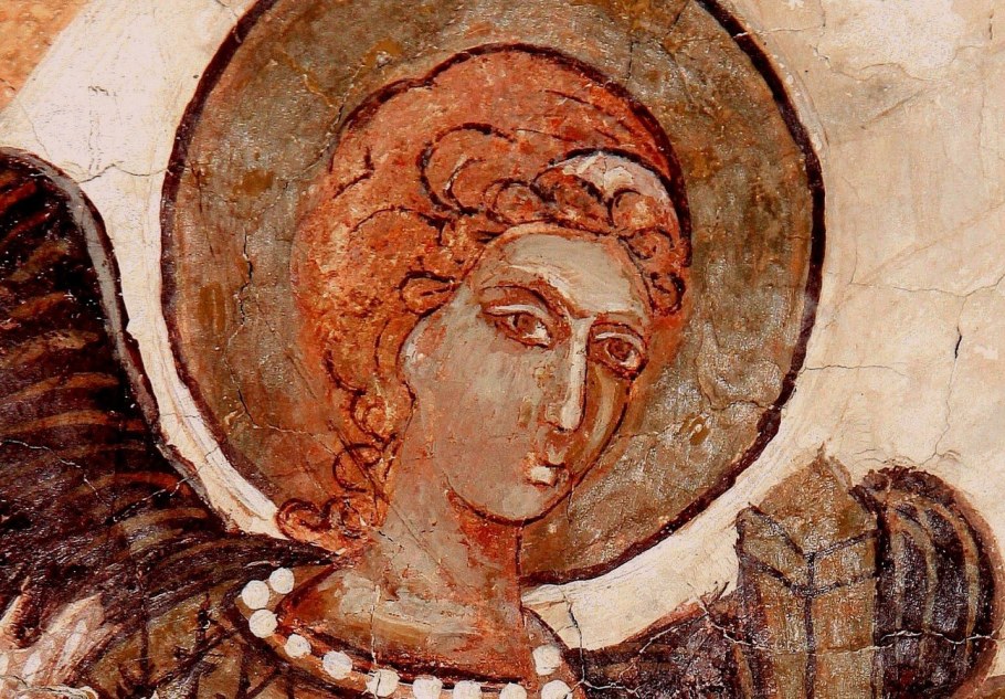 Ангел фреска Болгария