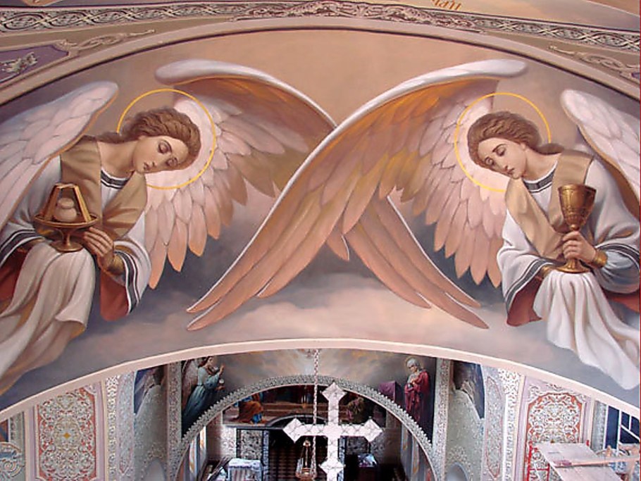 Серафим Херувим роспись храма