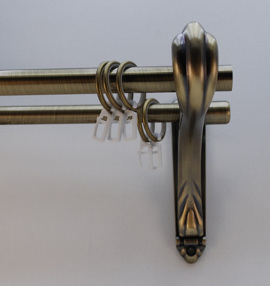 Карниз 16 мм 2 ряд антик 160