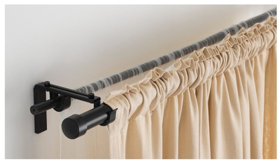 Карниз двухрядный ikea ХУГАД РЭККА