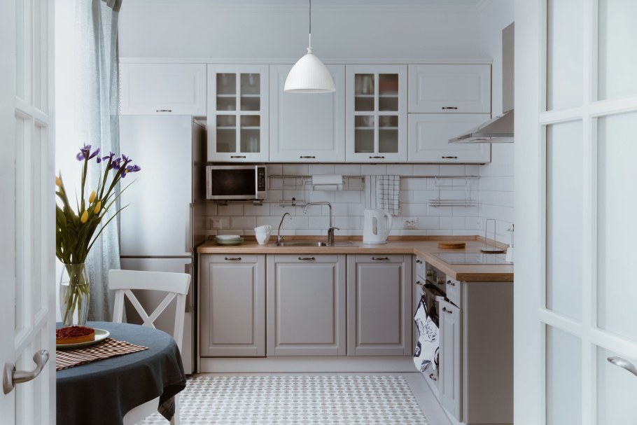 Угловая кухня икеа Неоклассика