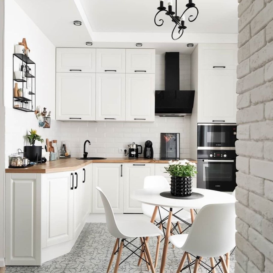 Кухня в стиле Сканди 6 кв м