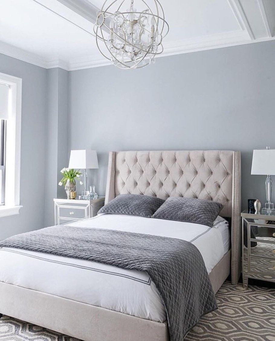 Серая спальня