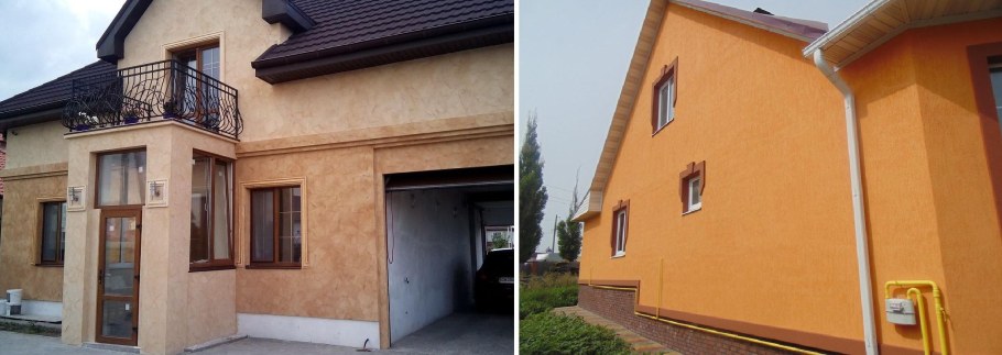 Камешковая штукатурка для фасада