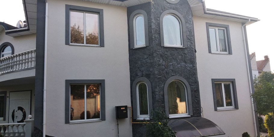 Штукатурка фасада Гротто