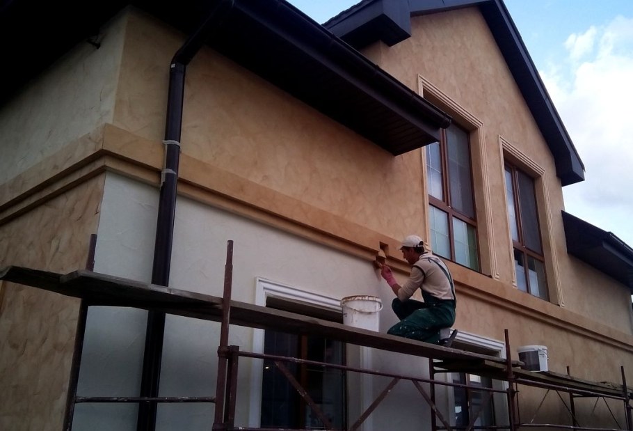 Фасадная штукатурка для наружных