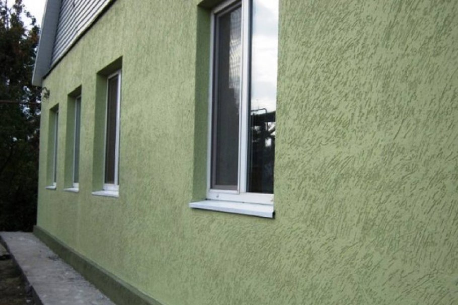 Мокрый фасад короед технология