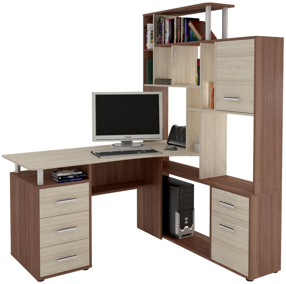 Компьютерный стол КС 15 Орхидея правый