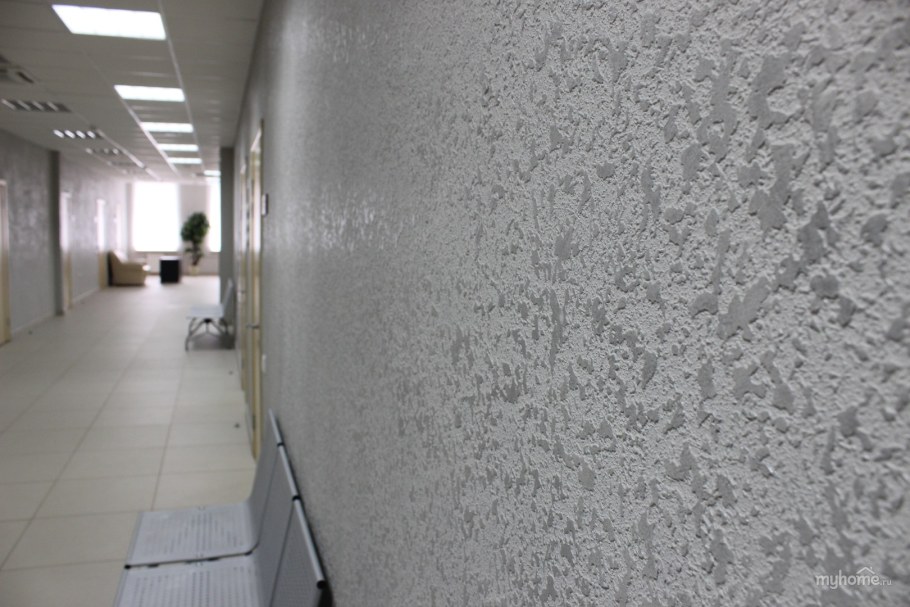 Фактурная штукатурка набрызг