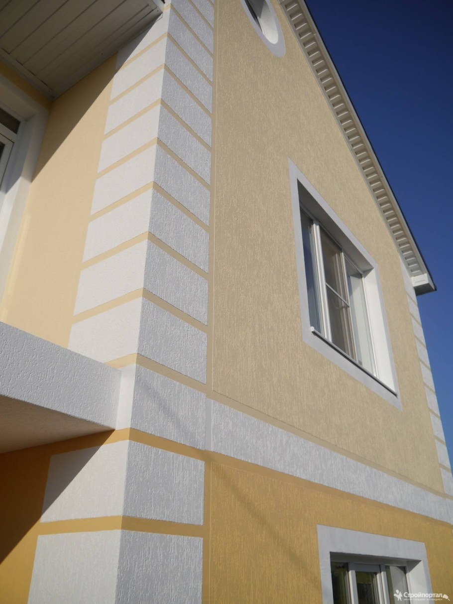 Отделка дома короедом