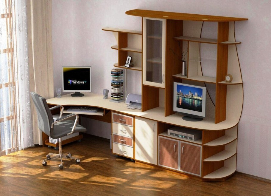 Угловой компьютерный стол