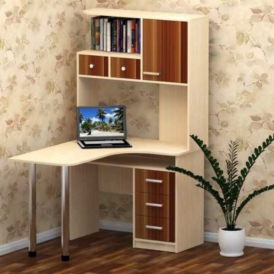 Стол компьютерный 10.07 с тумбой угловой