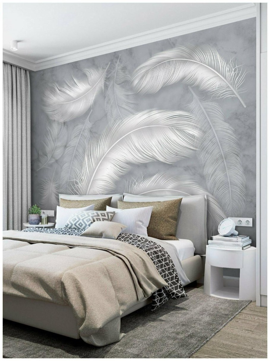 Спальня с перьями