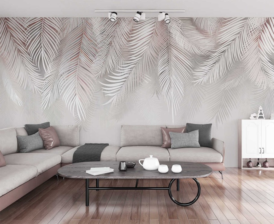 Обои перышки для стен