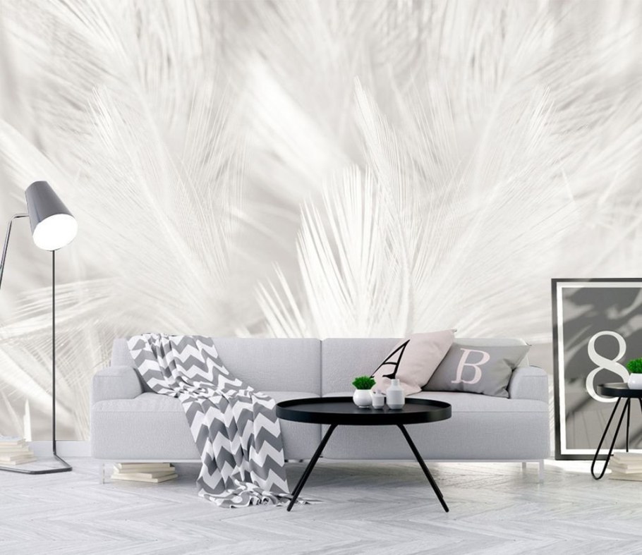 Спальня с перьями