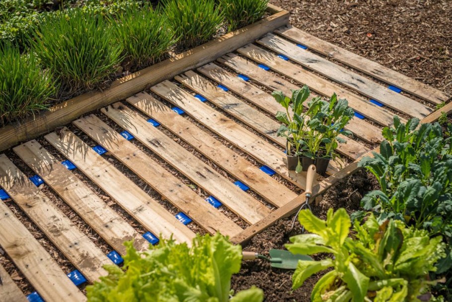 Дорожки из подручных материалов