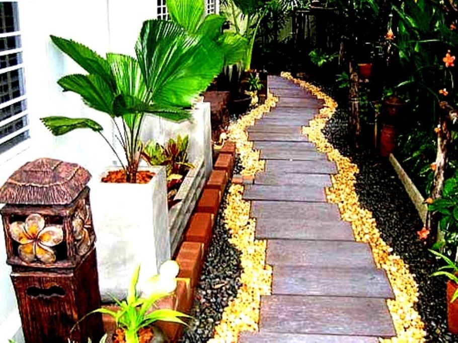 Дорожки из подручных материалов