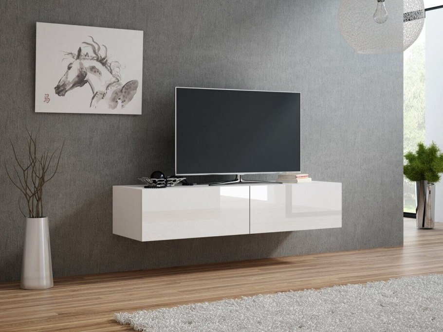 Тумба под ТВ подвесная Halmar Livo RTV 160, белый