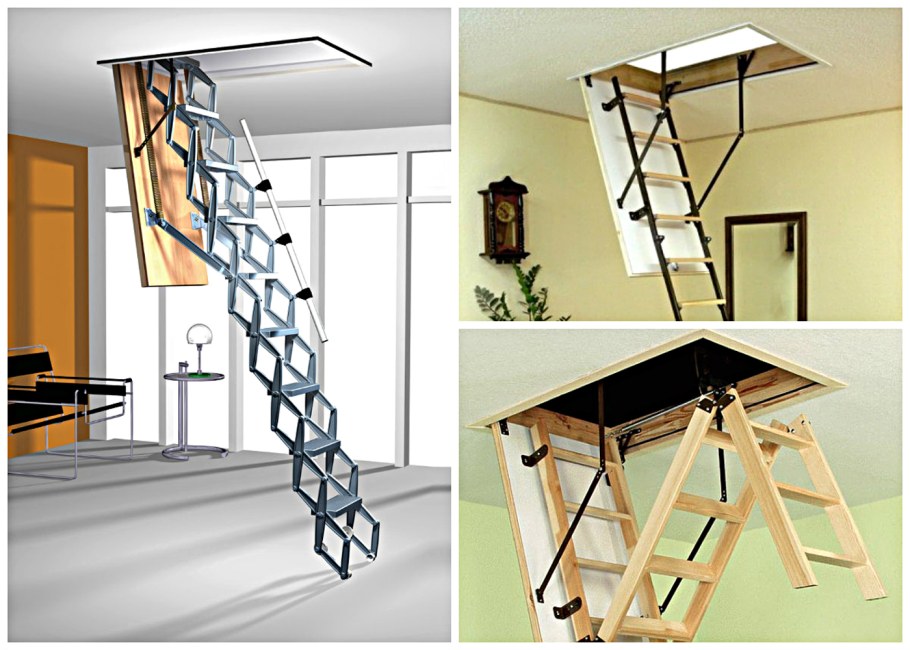 Лестница Факро на чердак с люком