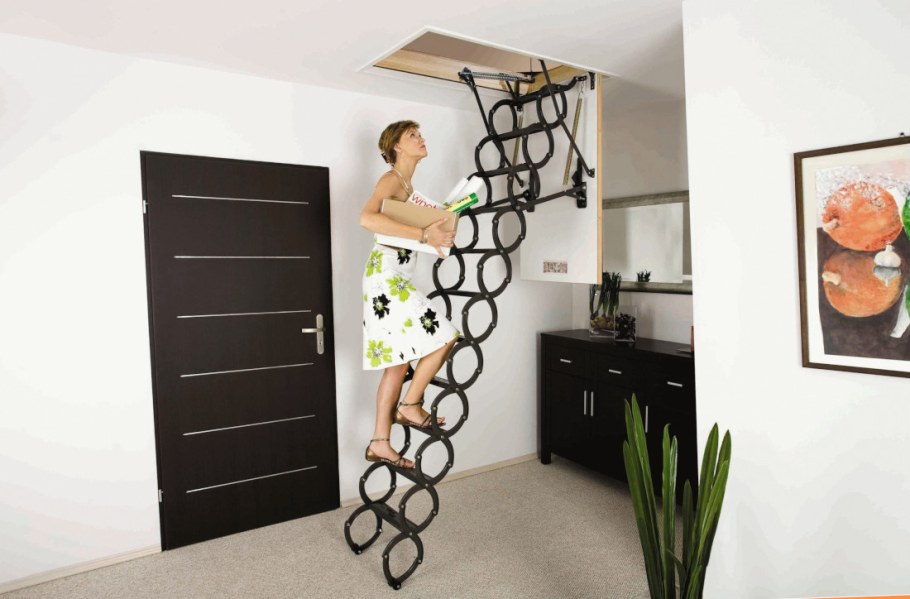 Чердачная лестница Fakro LST металлическая