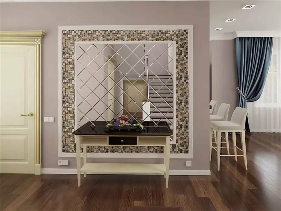 Зеркальное панно Illusion Silver md834sl