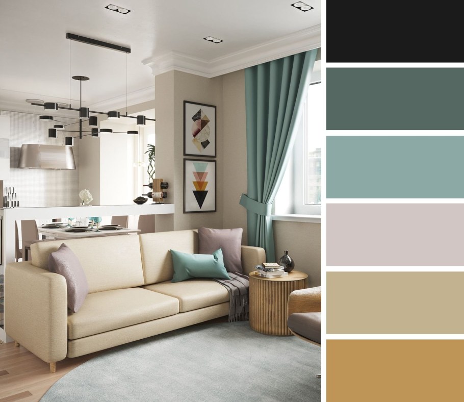 Идеальное сочетание цветов в интерьере