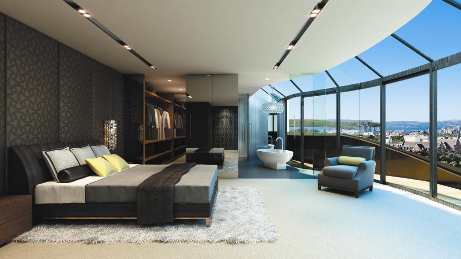 Роскошная спальня в современном стиле