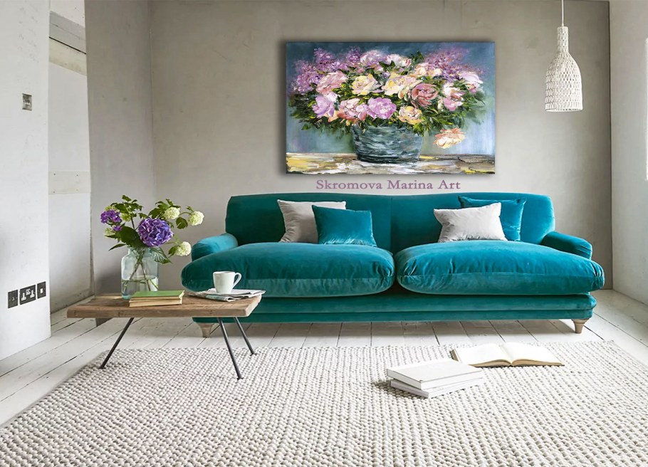 Бирюзовый диван