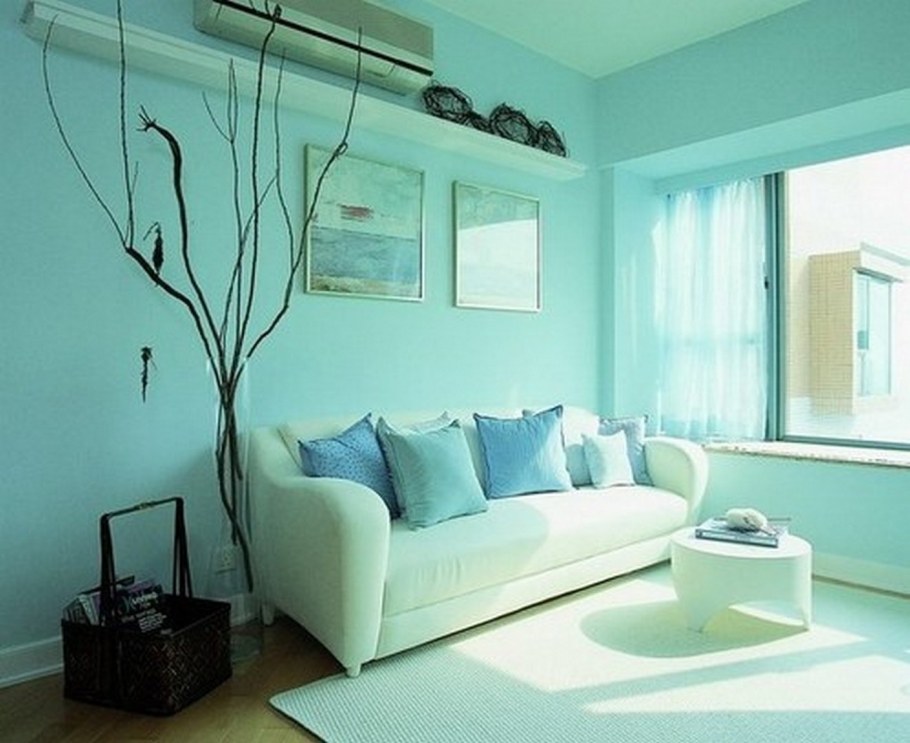 Мятный цвет в интерьере