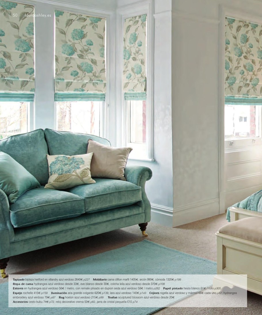 Laura Ashley римские шторы