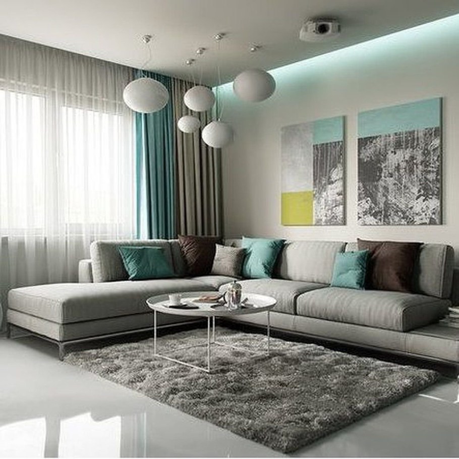 Серая гостиная