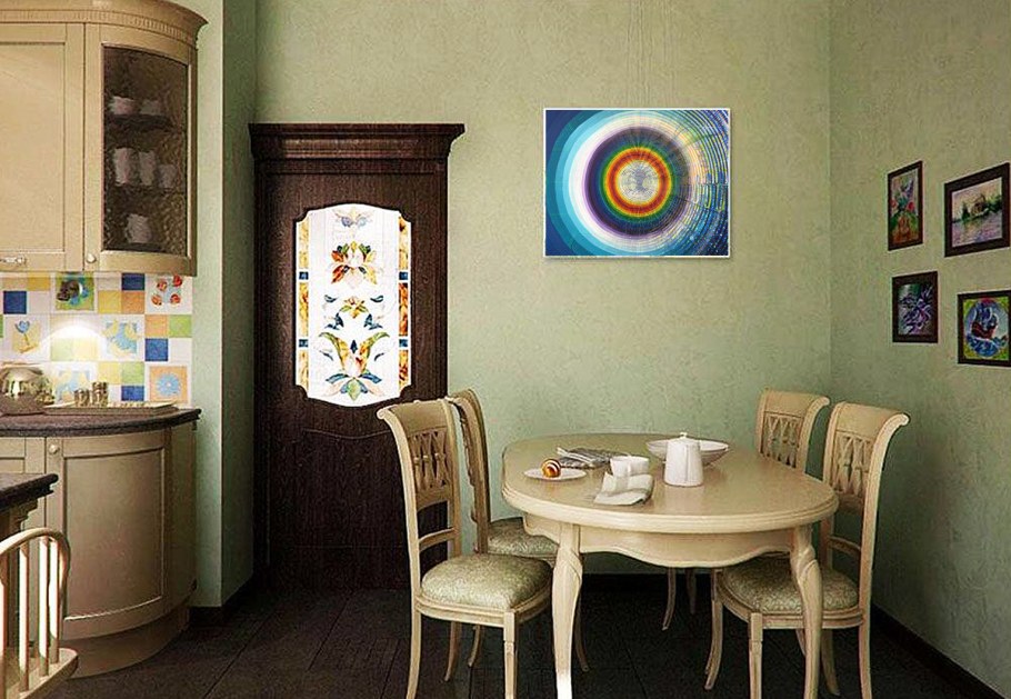 Живопись в интерьере кухни