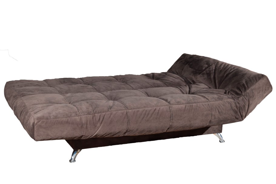 Клик кляк коричневый велюр