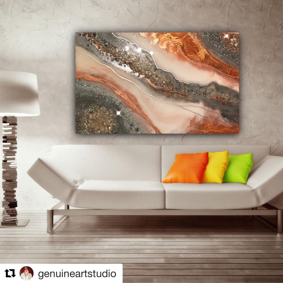 Resin Art в интерьере