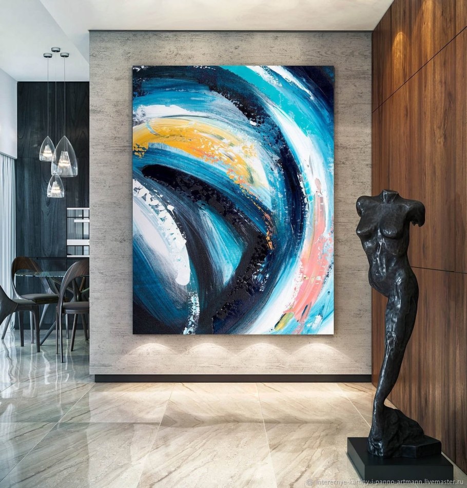 Абстрактные картины для интерьера