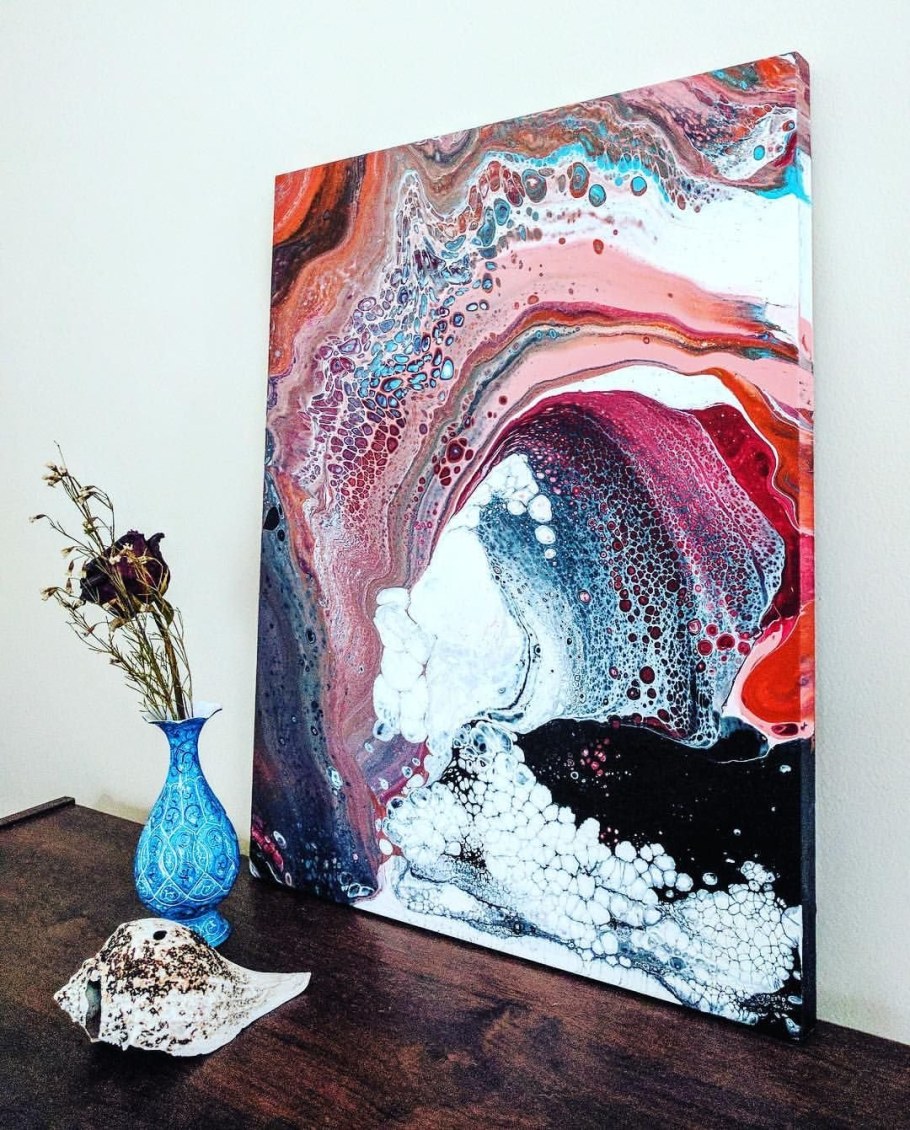 Интерьерные картины акрилом