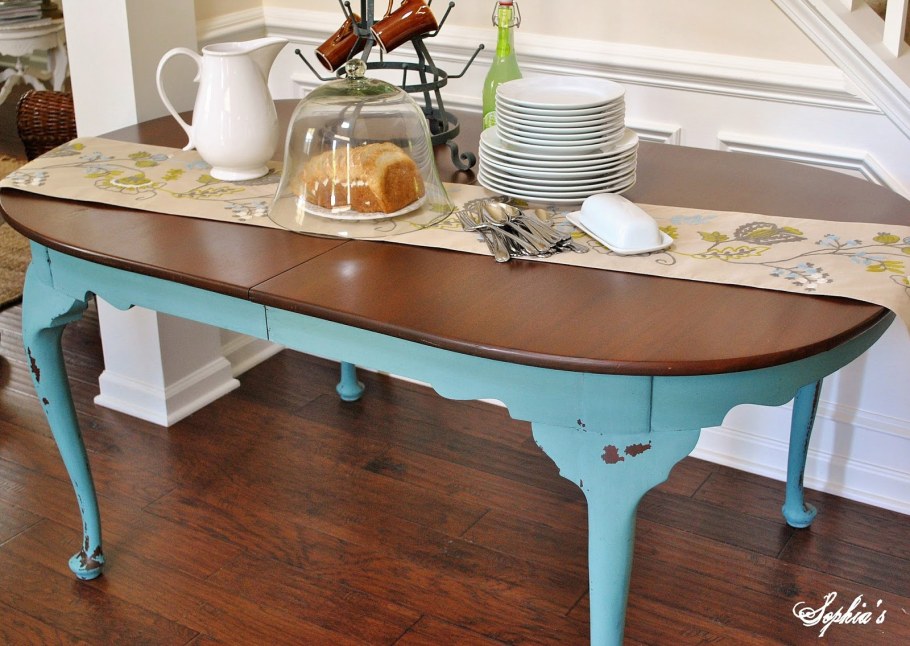 Реставрируем деревянный столик