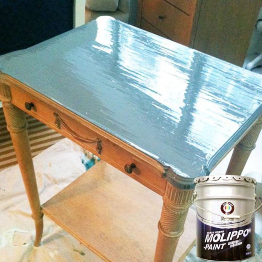 Столы из дерева крашенные