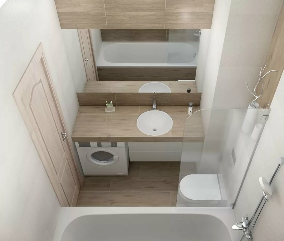 Планировка маленькой ванной