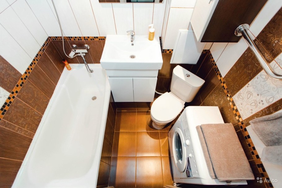 Маленькая совмещенная ванная