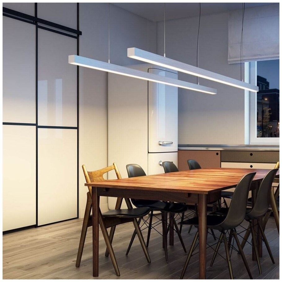 Подвесной профильный светильник черный ns5050