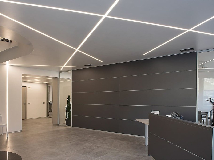 Светодиодный врезной линейный светильник Geniled gl-Linear 120вт 3000мм