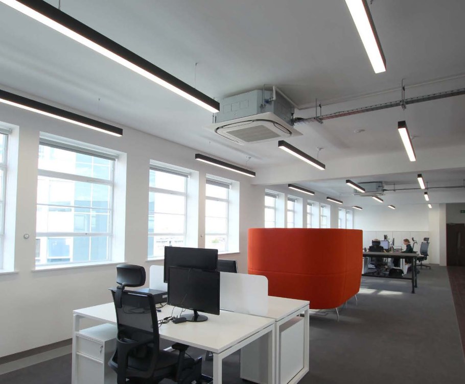 Освещение офисных помещений