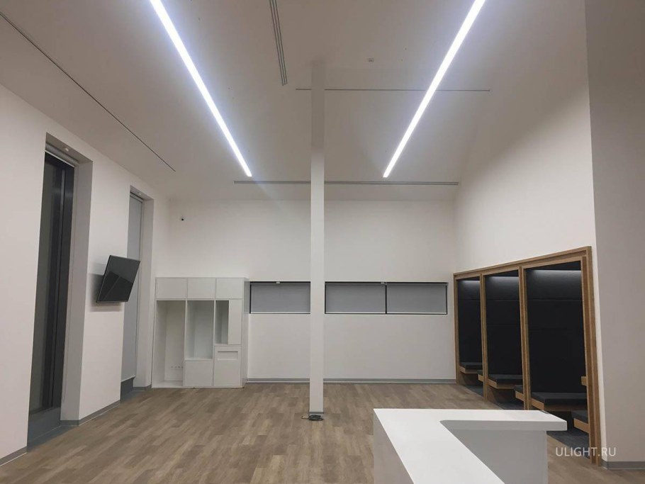 Линейные светильники светодиодные в интерьере