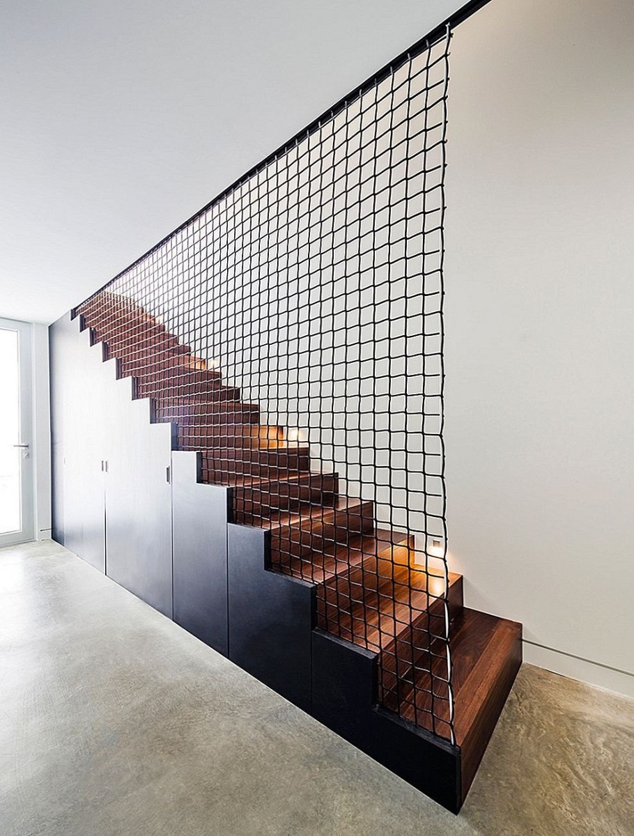 Современные ограждения для лестниц