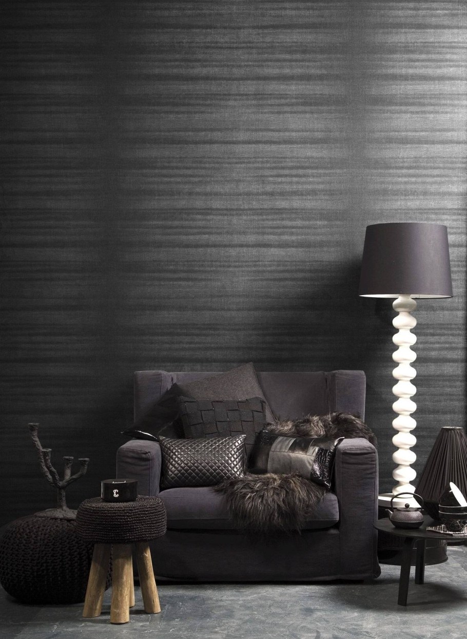 Графитовый цвет в интерьере