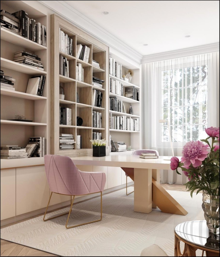 Кабинет дизайн интерьера